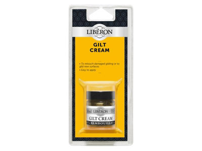 Liberon Gilt Cream Rambouillet 30ml - Perfect for Restoring and Gilding Surfaces