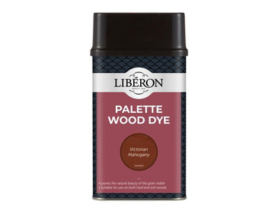 Liberon Victoria Mahogany Wood Dye 500ml - Premium Water-Based Finish for Wood Projects