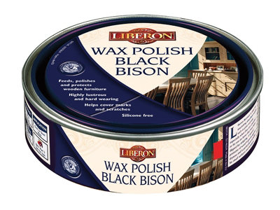 Liberon Wax Polish Black Bison Dark Oak 150ml