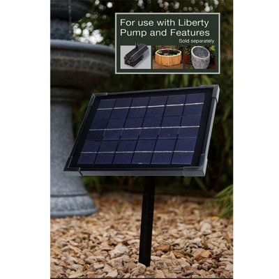 Liberty 5w Solar Panel Outdoor Garden Water Feature Accessory - Blagdon