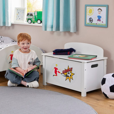 Liberty House Toys Kid's Football White Toy Box
