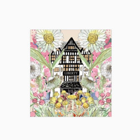 Liberty In Full Bloom Glass Kitchen Splashback