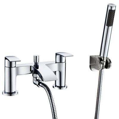 Libra Modern Bath Shower Mixer Tap Chrome