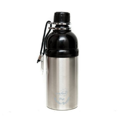 Lick 'n Flow Pet Water Bottle Silver 500ml Price Comparisons | Compare The Build