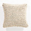 Lickey Square Boucle Cushion with Cotton Back 45x45cm Cream Cushion