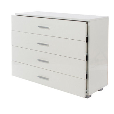 Lido 4 chest of drawers, White