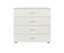 Lido 4 drawer chest of drawers, White