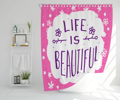 Life Is Beautiful (Shower Curtain) / Default Title Price Comparisons | Compare The Build