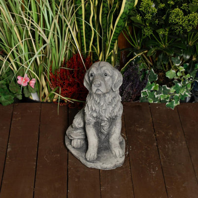 Life-size Golden Retriever Dog Garden statue