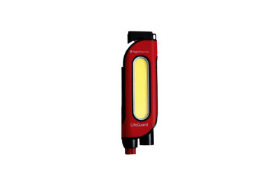 LifeGuard - 5-in-1 Car Emergency Tool with LED Work Light and Torch, 200 lumens floodlight, Seat belt cutter, Window breaker