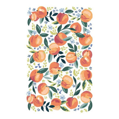 Lifes Peachy Food & Drink Print 100% Cotton Tea Towel Price Comparisons | Compare The Build