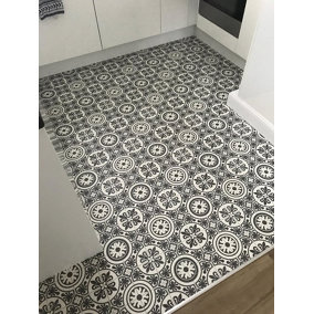 Lifestyle Floors Lisbon 909D Designer Effect Slip Resistant Vinyl Flooring-2WX9L