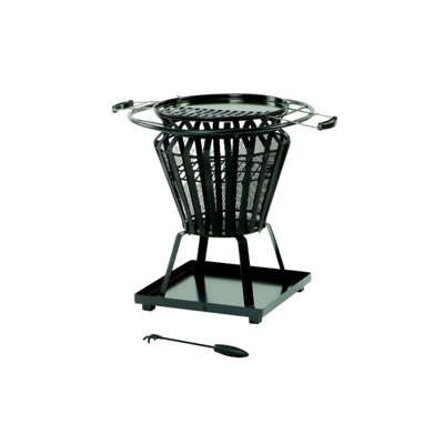 Lifestyle Signa Steel Fire Pit Black (One Size)