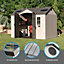 Lifetime 10 Ft. x 8 Ft. Outdoor Storage Shed