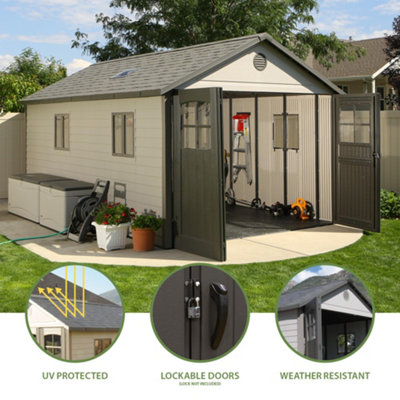 Lifetime 11 Ft. x 18.5 Ft. Outdoor Storage Shed