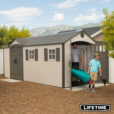 Lifetime 17.5 Ft. x 8 Ft. Outdoor Storage Shed - 3
