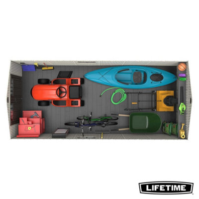 Lifetime 17.5 Ft. x 8 Ft. Outdoor Storage Shed - 8