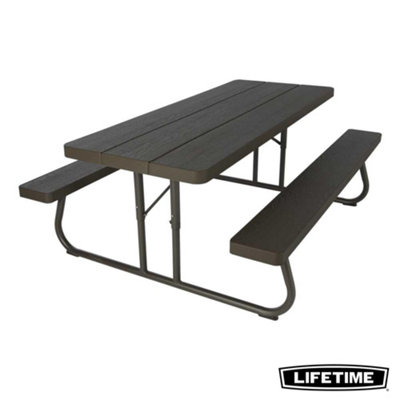 Lifetime plastic on sale picnic tables