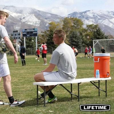 Lifetime discount bench folding