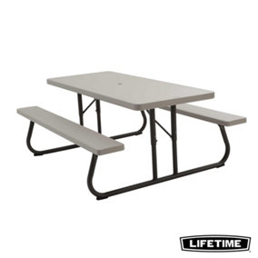 Lifetime 6-Foot Classic Folding Picnic Table - 10 Pack