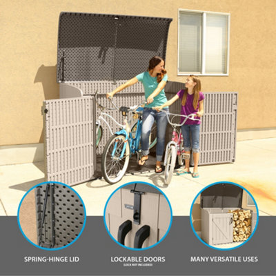 Lifetime 6 Ft. x 3.5 Ft. Horizontal Storage Shed (2407.1 L) - 3