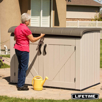 Lifetime 6 Ft. x 3.5 Ft. Horizontal Storage Shed (2407.1 L) - 6