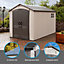 Lifetime 7 Ft. x 12 Ft. Outdoor Storage Shed with Assembly
