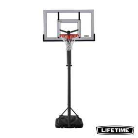 Lifetime Adjustable Portable Basketball Hoop (137 cm Acrylic)