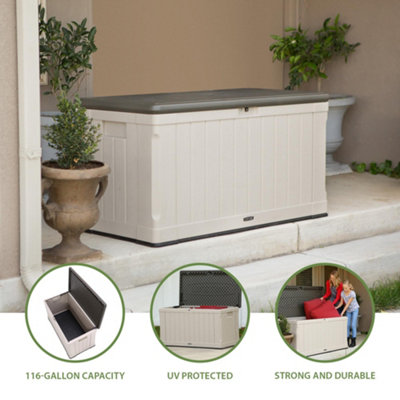 Lifetime Outdoor Storage Deck Box (116 Gallon) - 6