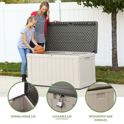 Lifetime Outdoor Storage Deck Box (116 Gallon) - 7