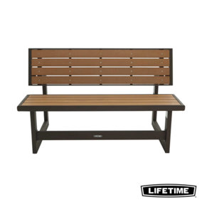Lifetime Walnut Brown Convertible Bench