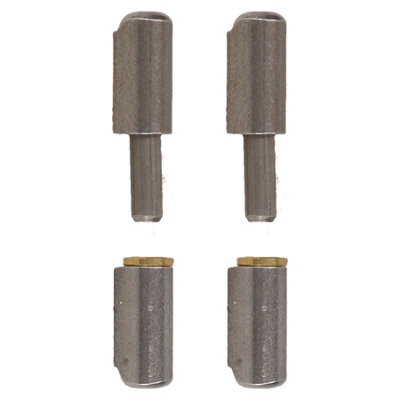 Lift Off Bullet Hinge Weld On Brass Bush 8x40mm Heavy Duty Door Hatch 2PK