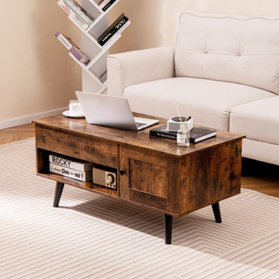 Lift Top Coffee Table Living Room Table with Storage & Hidden ...