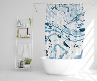Light Blue Marble (Shower Curtain) / Default Title Price Comparisons | Compare The Build