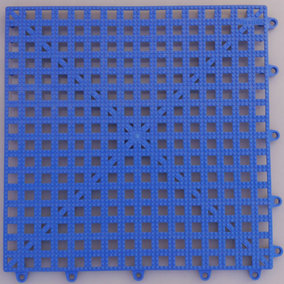 Light Blue Versatile Non Slip Floor Tile (Pack of 4)