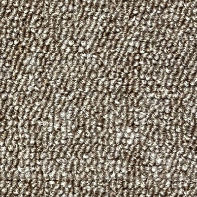 Light Brown Carpet Tiles For Contract, Office, Shop, Home, 3mm Thick Tufted Loop Pile, 5m² 20 Tiles Per Box