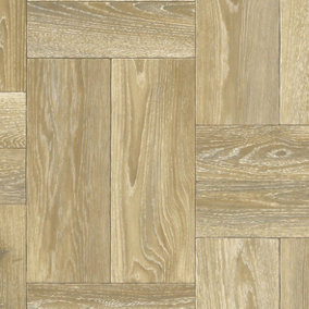 Light Brown Wood Effect   Vinyl Flooring For  DiningRoom LivngRoom Hallways Conservatory And Kitchen Use-2m X 3m (6m²)