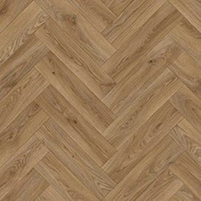 Light Brown Wood Effect Vinyl Flooring For LivingRoom, Kitchen, 2.8mm Thick Vinyl Sheet-2m(6'6") X 2m(6'6")-4m²