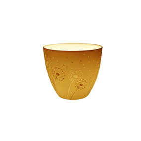 Light-Glow Dandelion Lithophane Tealight Candle Holder Cup