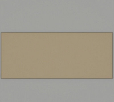 Light Gold -  Self Adhesive - Toughened Glass Bathroom Splashback 250mm x 500mm x 4mm