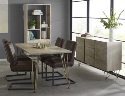 Light Gold Stylish Dining Table