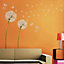 Light Green Dandelion Flower Wall Stickers art Decals Children Decor Living room Stock Clearance