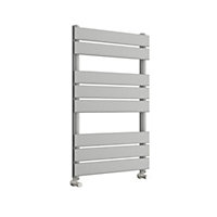 Light Grey 500 x 800mm Bathroom Towel Warmer Ladder Rail