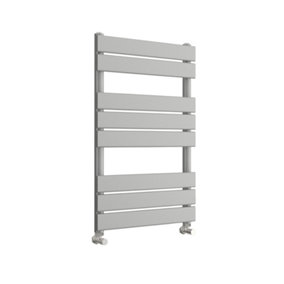 Light Grey 500 x 800mm Bathroom Towel Warmer Ladder Rail