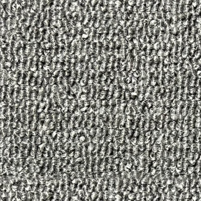 Light Grey Carpet Tiles For Contract, Shop, Home, 3mm Tufted Loop Pile, 5m² 20 Tiles Per Box