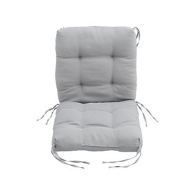 Light Grey Garden Bench Seat Pad Cushion Swing Chair Cushion for Indoor Outdoor L 110 cm x W 50 cm