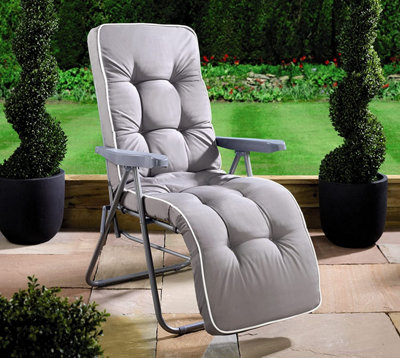 Luxury Padded Garden Recliner Chairs Fasci Garden