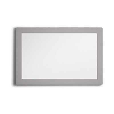 Light Grey painted 90cm Wall Mirror