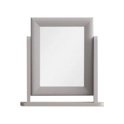 Light Grey Painted Dressing Table Mirror