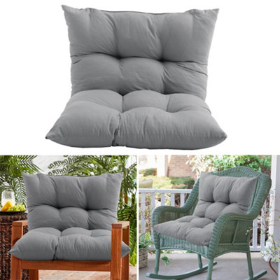 Outdoor seat cushions grey sale